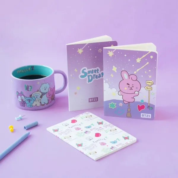 BT21 - Set of A6 COOKY notebooks (3 pieces)