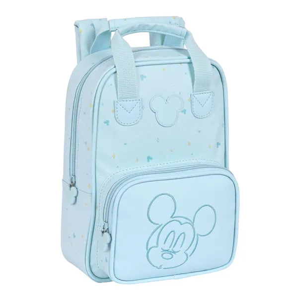 School Bag Mickey Mouse Clubhouse Light Blue (20 x 28 x 8 cm)