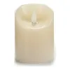 LED Candle Cream 8 x 8 x 10 cm 10 x 11,5 x 10 cm