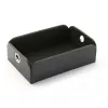 Valet Tray Versa Black Polyskin Metal Polyester (13 x 6,5 x 20 cm)