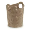 Multi-purpose Plastic Basket Rattan White Brown Black 15 L (35 x 28 x 28 cm)