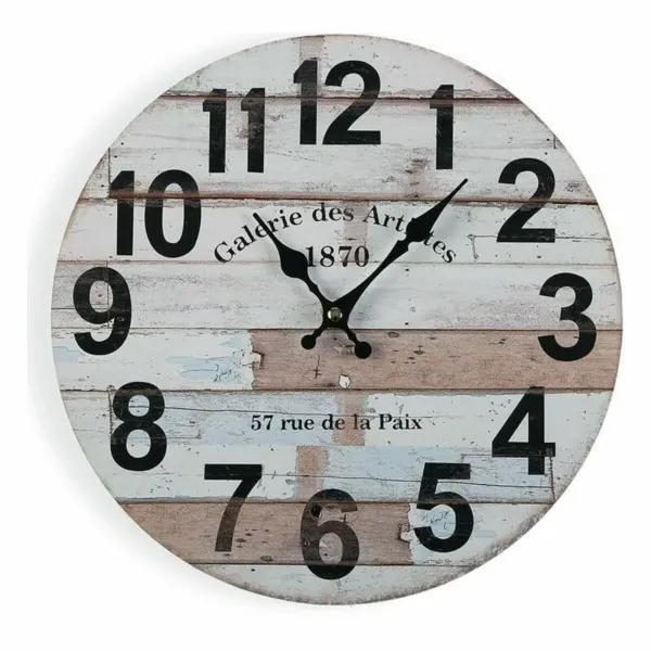 Wall Clock Versa Wood (4 x 30 x 30 cm)