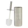 Toilet Brush Natural Grey Metal Ceramic 10 x 31,5 x 10 cm