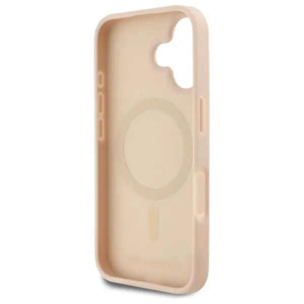 Karl Lagerfeld Hot Stamp MagSafe - Case for iPhone 16 (pink)
