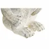 Decorative Figure DKD Home Decor 16 x 15 x 30 cm White Resin Monkey Tropical Stripped