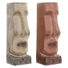 Planter DKD Home Decor 16 x 17 x 49 cm Face Beige Terracotta Resin (2 Units)