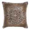 Cushion DKD Home Decor 8424001832477 Black Beige Light brown Squared Arab 45 x 12 x 45 cm