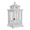 Lantern DKD Home Decor White Crystal Pinewood (22.5 x 22.5 x 47 cm)