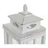 Lantern DKD Home Decor White Crystal Pinewood (22.5 x 22.5 x 47 cm)