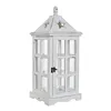 Lantern DKD Home Decor White Crystal Pinewood (21 x 21 x 51 cm)