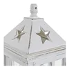 Lantern DKD Home Decor White Crystal Pinewood (21 x 21 x 51 cm)