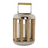 Lantern DKD Home Decor Silver Wood Metal (22 x 22 x 32 cm)