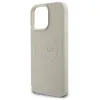 Guess Grained Ring MagSafe - Case for iPhone 16 Pro Max (beige)