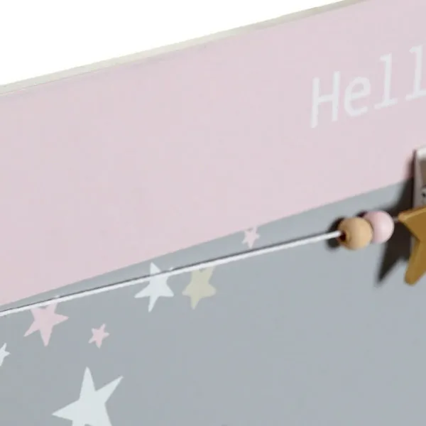 Photo Frame with Clamps DKD Home Decor Hello Lovely MDF Wood Stars 40 x 1 x 24 cm