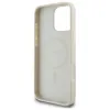Guess Grained Ring MagSafe - Case for iPhone 16 Pro Max (beige)