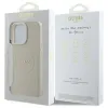 Guess Grained Ring MagSafe - Case for iPhone 16 Pro Max (beige)