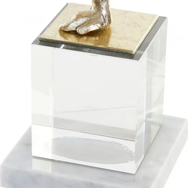 Decorative Figure DKD Home Decor Resin Crystal Marble (30 x 10 x 27 cm)