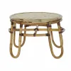 Side table DKD Home Decor Bamboo Rattan (60 x 60 x 42 cm)