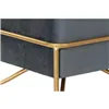 Bench DKD Home Decor 8424001850921 Blue Multicolour Golden Foam Metal MDF Wood 42 x 42 x 38 cm