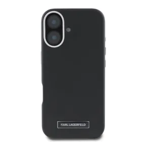 Karl Lagerfeld FW Metal Plate MagSafe - Case for iPhone 16 (black)