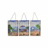 Wall Decoration DKD Home Decor Beach Mediterranean 20 x 1,6 x 30 cm (3 Pieces)