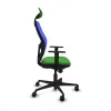 Office Chair with Headrest Jorquera Piqueras y Crespo 1D036N1 Green