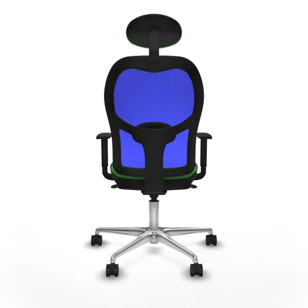 Biroja krēsls ar galvas atbalstu Jorquera Piqueras y Crespo 1D086N1 Zaļš