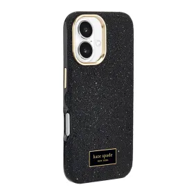 Kate Spade New York Crystal Pave MagSafe - Case for iPhone 16 (Nightfall)