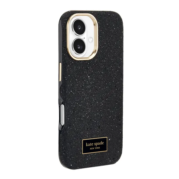 Kate Spade New York Crystal Pave MagSafe - Case for iPhone 16 (Nightfall)
