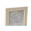 Wall photo frame DKD Home Decor 32,5 x 1,5 x 45 cm Crystal Natural Green MDF Wood Scandinavian