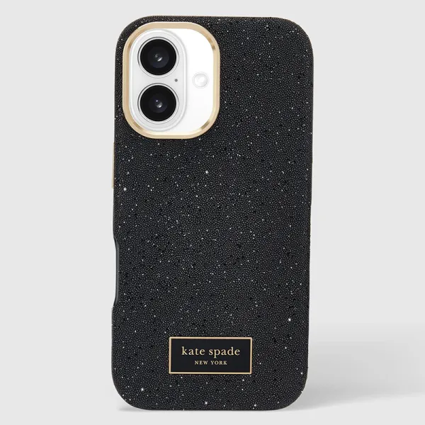 Kate Spade New York Crystal Pave MagSafe - Case for iPhone 16 (Nightfall)