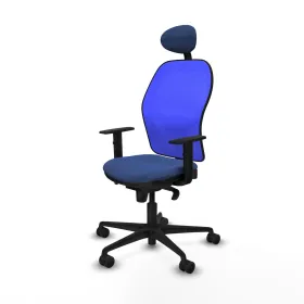 Office Chair with Headrest Jorquera Piqueras y Crespo 1D036N1 Navy Blue