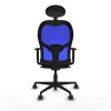 Office Chair with Headrest Jorquera Piqueras y Crespo 1D036N1 Navy Blue