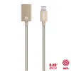 Kanex DuraBraid™ Adapter - USB-C to USB 3.0 type A Aluminium Adapter (Gold)