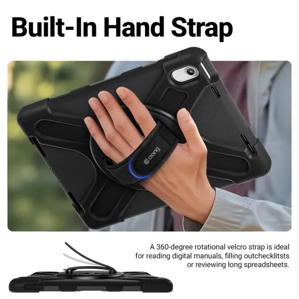 Crong Defender Plus - Rugged Case Samsung Galaxy Tab A11+ 10.9" (black)