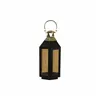 Lantern DKD Home Decor Black Crystal Iron Golden (22 x 20 x 46 cm)