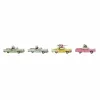 Decorative Figure DKD Home Decor Yellow Blue Green Pink Car Vintage 25,8 x 10,5 x 9,5 cm (4 Units) (4 Pieces)