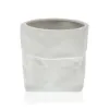 Plant pot Versa White Ceramic Plastic Squared 20 x 18 x 20 cm