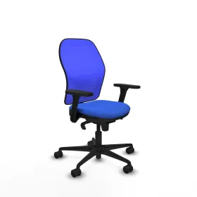 Vase Blue Ball 14,5 x 19,5 x 14,5 cm Silver Metal Glass