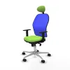 Office Chair with Headrest Jorquera Piqueras y Crespo 1D086N1 Pistachio
