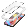 Spigen Alm Glass FC 2-Pack - Tempered Glass for iPhone 17e / 16e / 14 / 13 / 13 Pro 2 pcs (Black Frame)