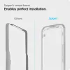 Spigen Alm Glass FC 2-Pack - Tempered Glass for iPhone 17e / 16e / 14 / 13 / 13 Pro 2 pcs (Black Frame)