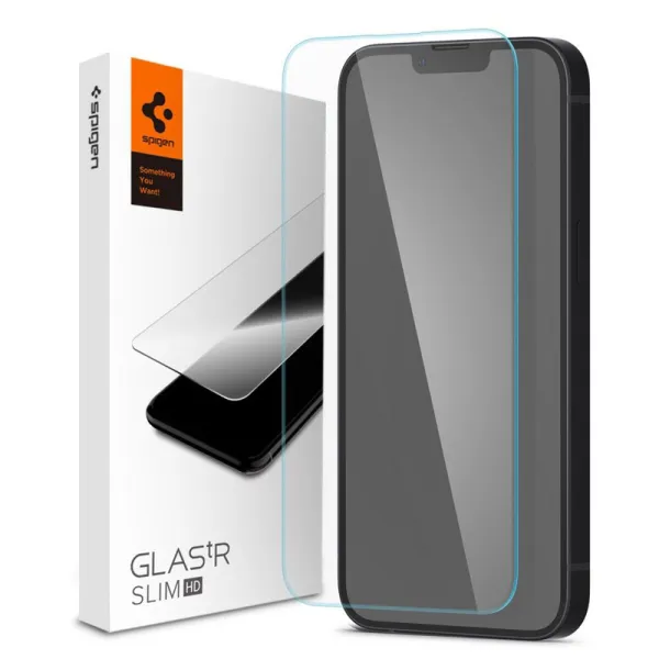 Spigen Glas.TR Slim – Tempered Glass for iPhone 17e / 16e / 14 / 13 / 13 Pro