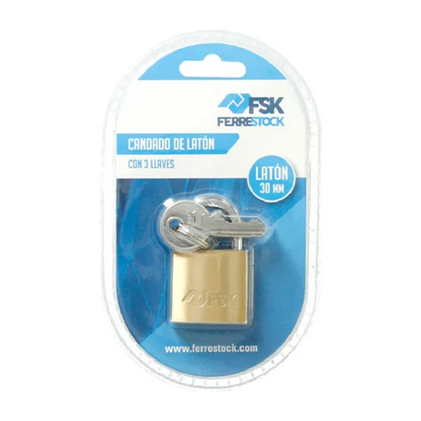 Key padlock Ferrestock 30 mm