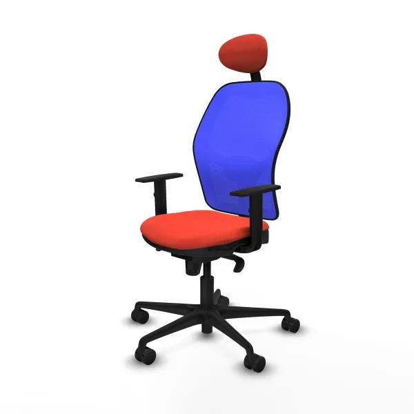 Office Chair with Headrest Jorquera Piqueras y Crespo 1D036N1 Dark Orange