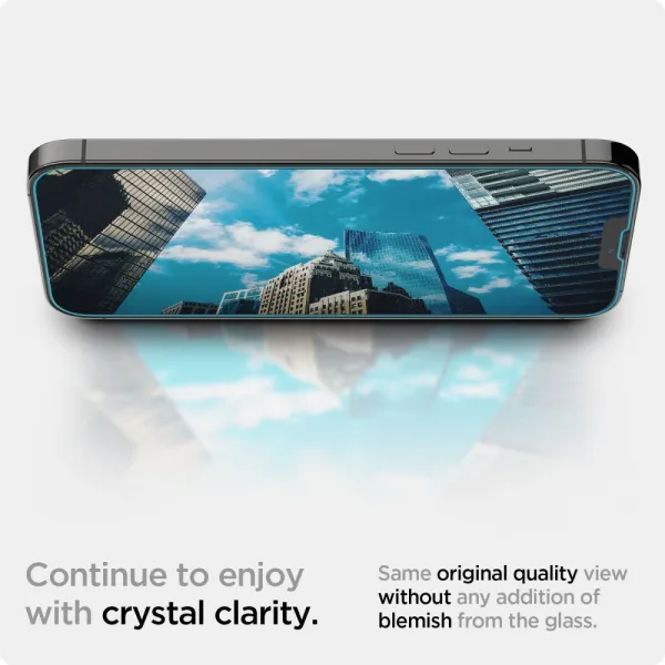Spigen Glas.TR EZ Fit - Tempered Glass Apple iPhone 16e / iPhone 14 / iPhone 13 / iPhone 13 Pro (Clear)
