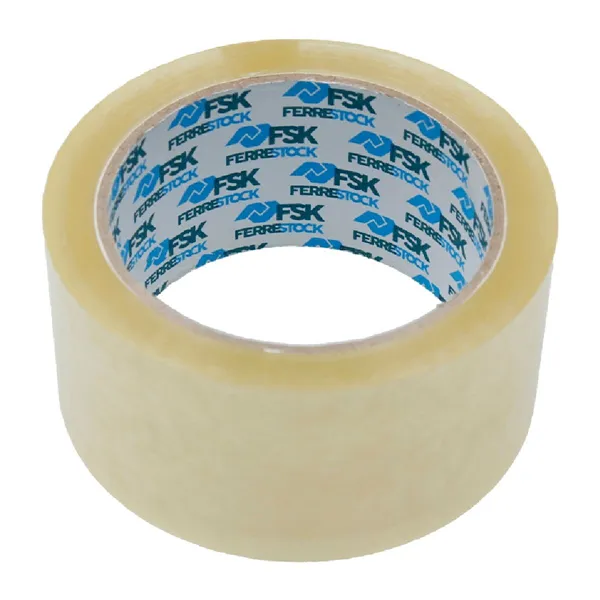 Adhesive Tape Ferrestock 6 pcs Transparent 66 m x 50 mm