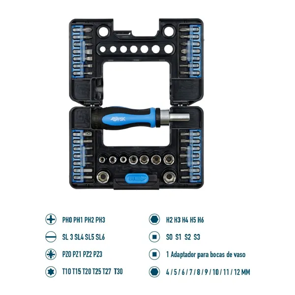 Screwdriver Set Ferrestock 38 pcs