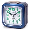 Analogue Alarm Clock Timemark Blue Silent with sound Night mode (7.5 x 8 x 4.5 cm)