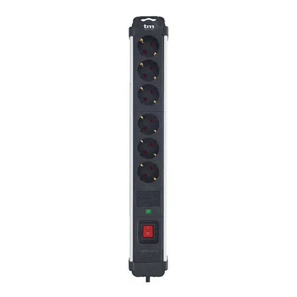 Power Socket - 6 Sockets with Switch TM Electron 230 V